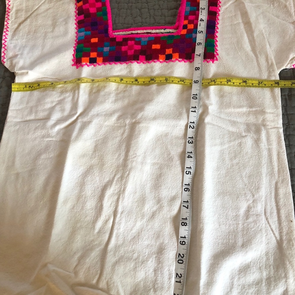Hand embroidered top